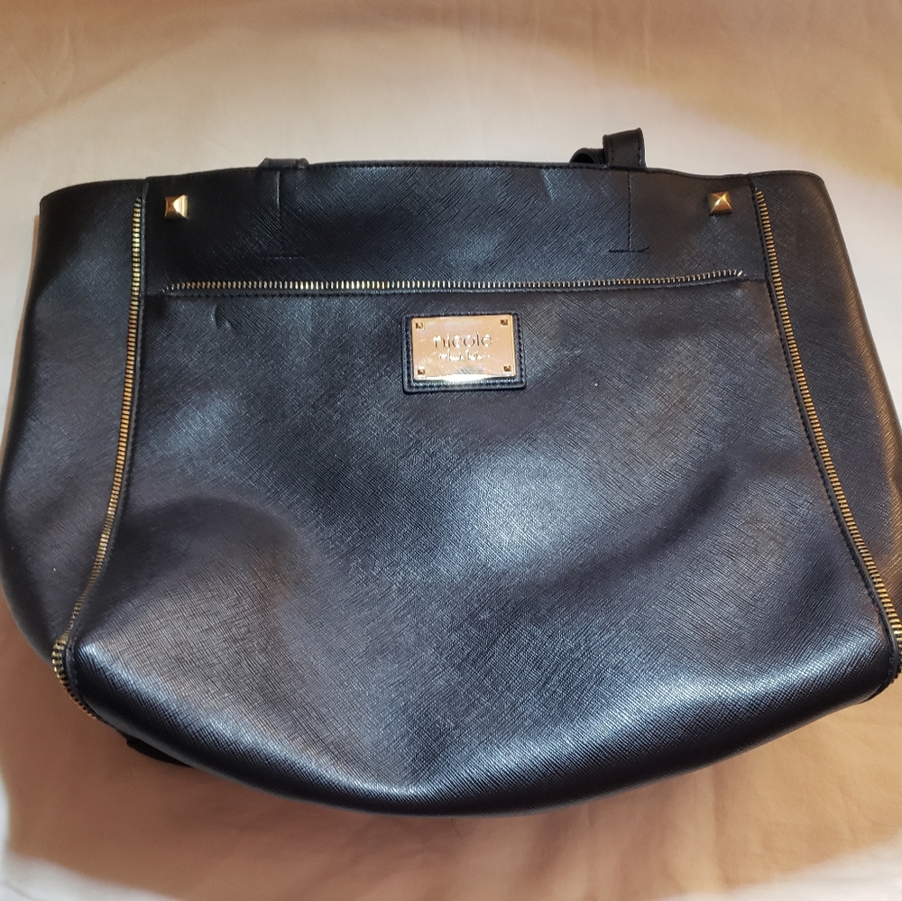 Nicole Black Purse, One Size